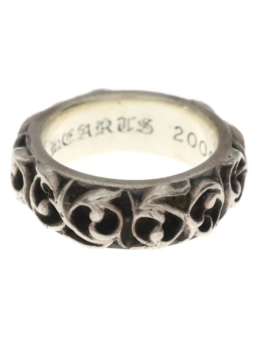 Chrome Hearts Etrnity Vine Band Eternity 925 Sterling Silver Ring